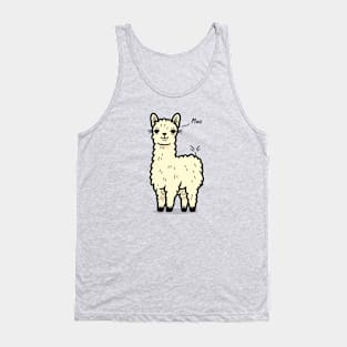 Confused Llama Mooing Tank Top